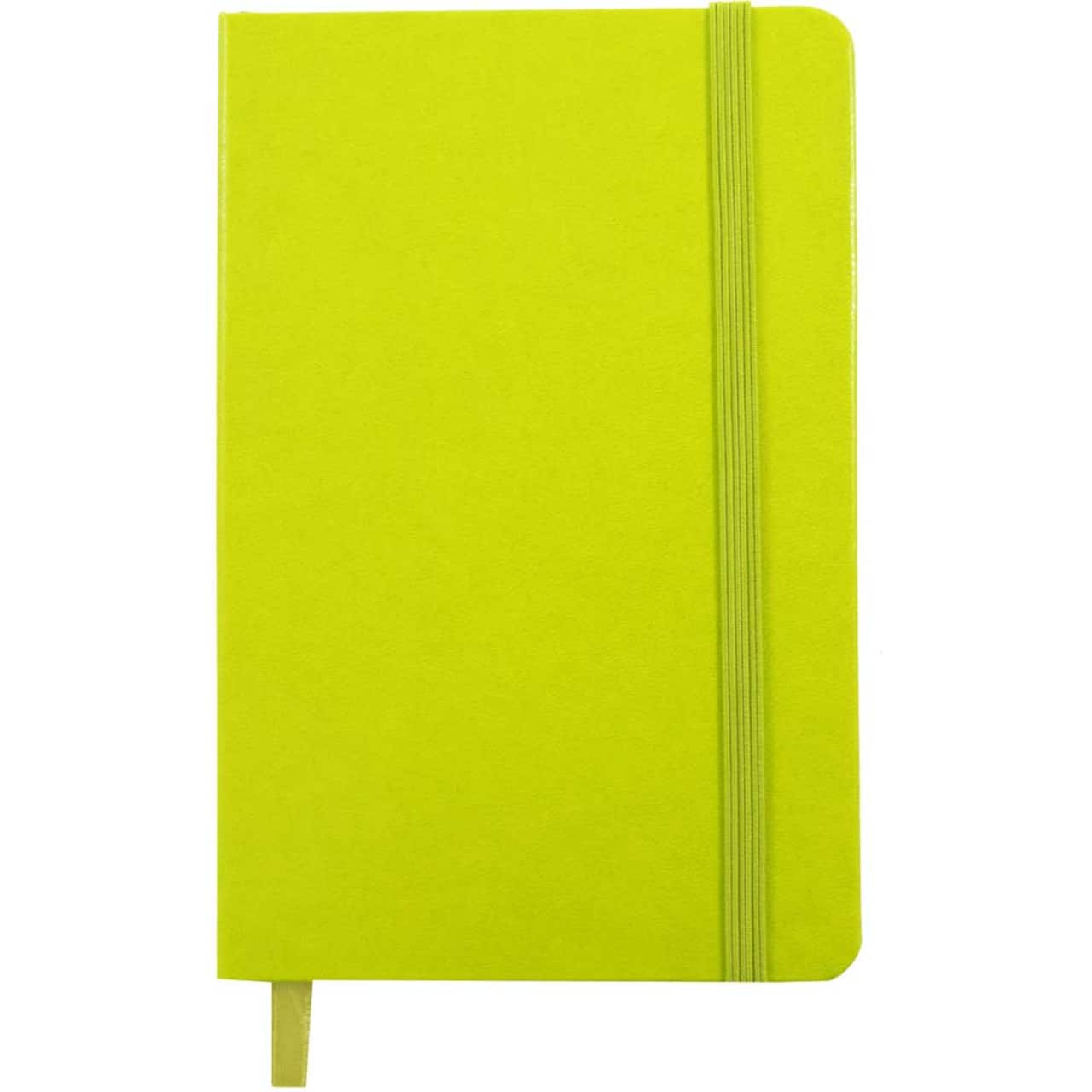 JAM Paper Large Hardcover Notebook with Elastic Band